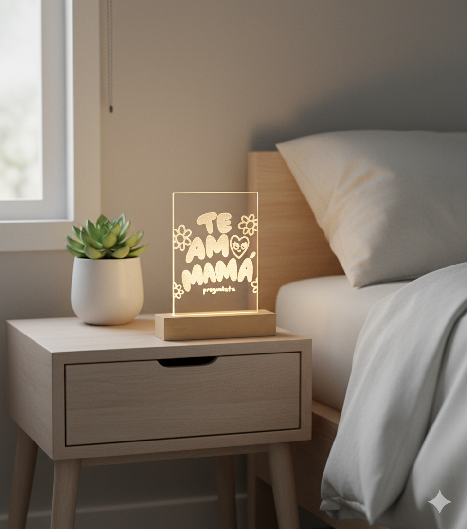 lampara led personalizada