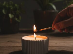 Vela Artesanal 'Luz Serena'