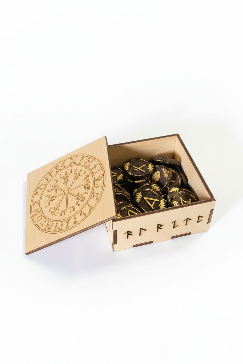 Runas vikingas con estuche - Imagen 2