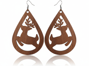 Pendientes Gota "Ciervo del Bosque"