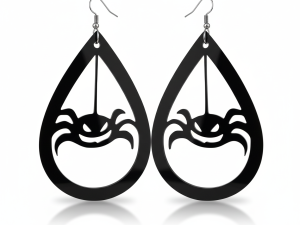 Pendientes Gota "Araña Sonriente"