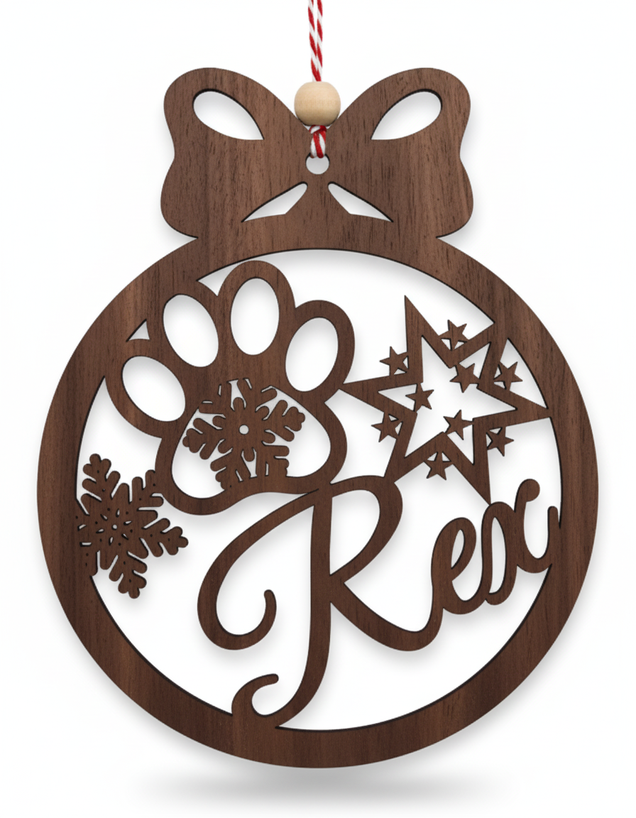 Bola Navideña Personalizada de Madera - Edición Classic - Imagen 4