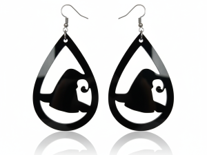 Pendientes Gota "Gorro de Bruja Clásico"